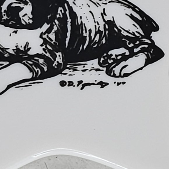 Vintage Boxer Puppy Dog Star Ornament Christmas Ceramic - Picture 3 of 6